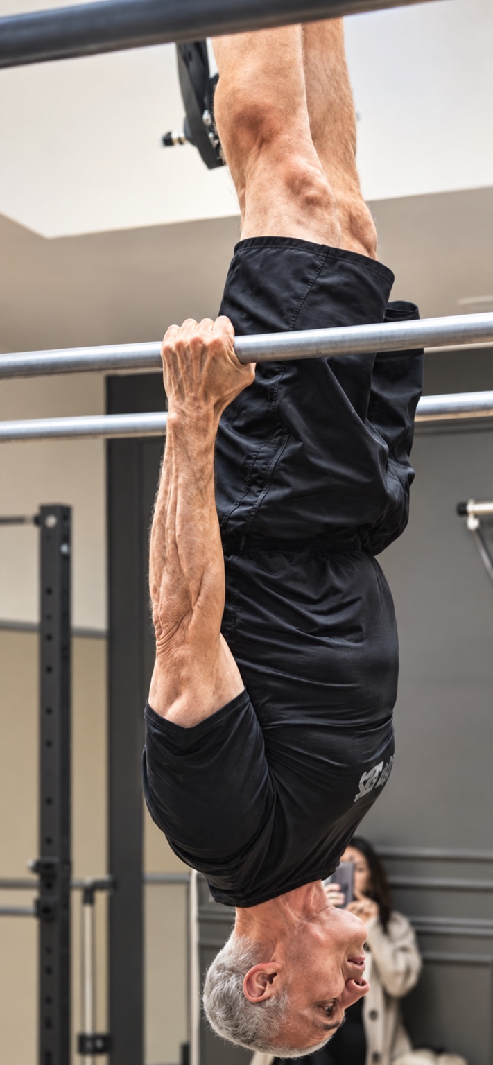 Trabajo de fuerza y control corporal en Cadillac, en Posición Pilates