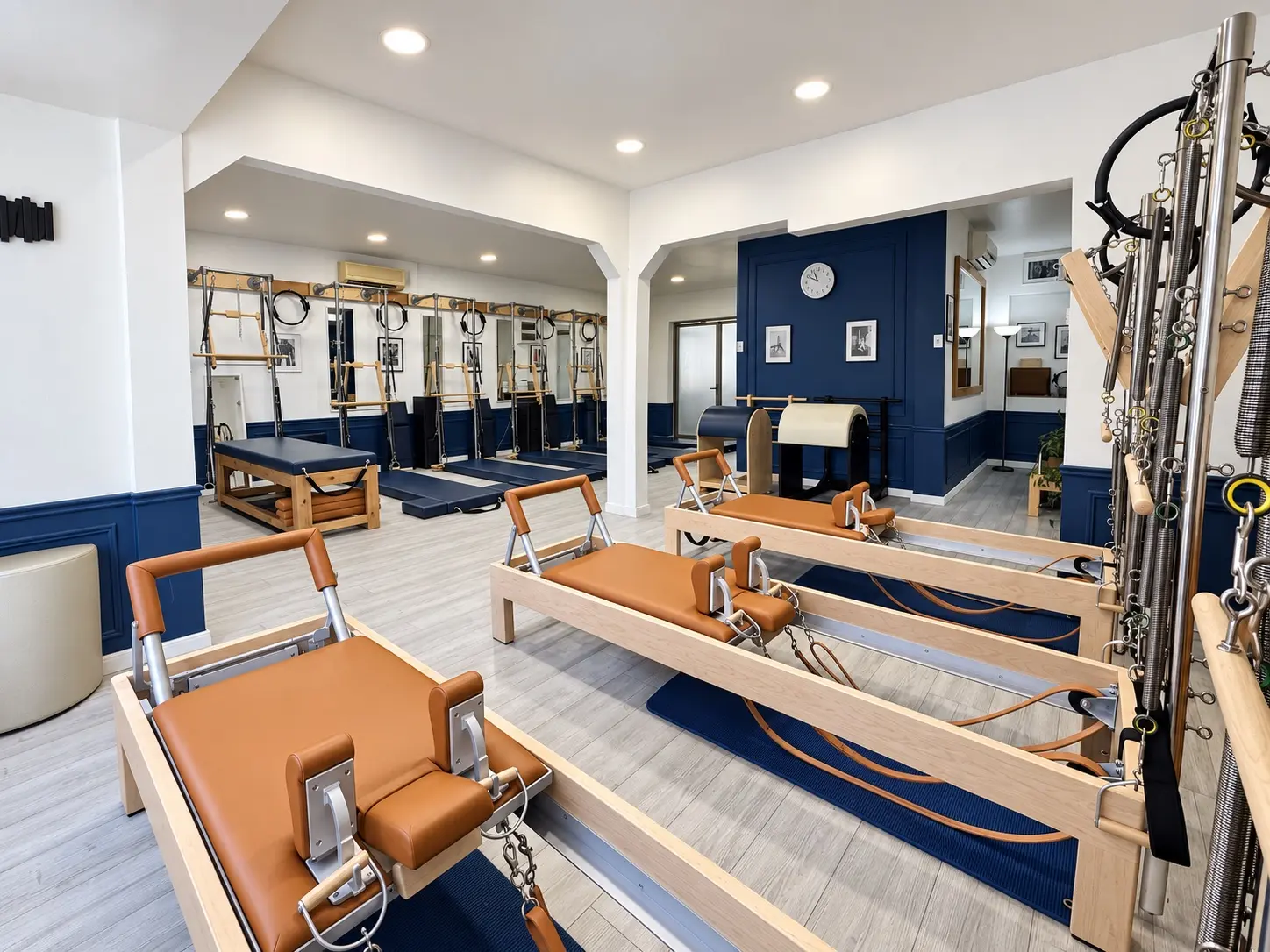 Aparatos de Pilates clásico en Posición Pilates Las Condes