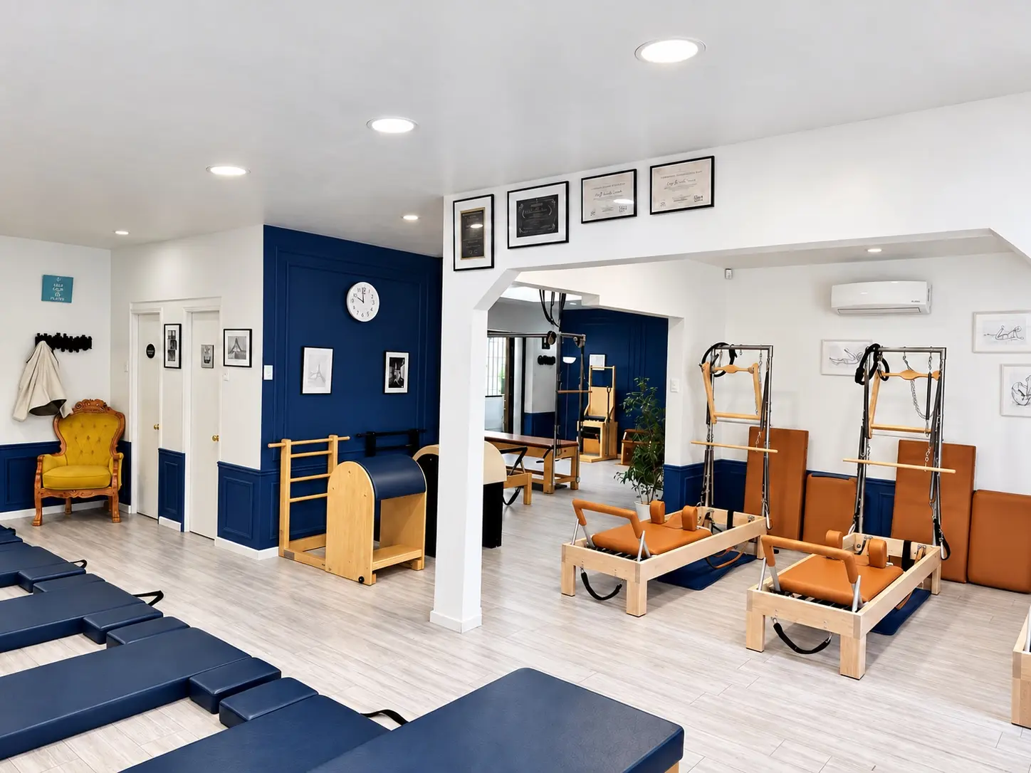 Espacios del estudio Posición Pilates en El Golf, Las Condes